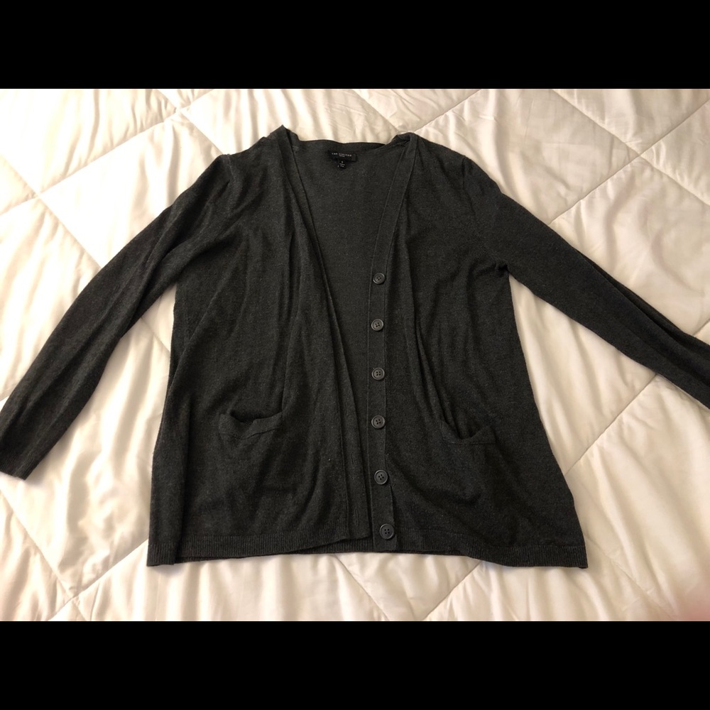 The Limited Boyfriend Cardigan - Grey Size Small